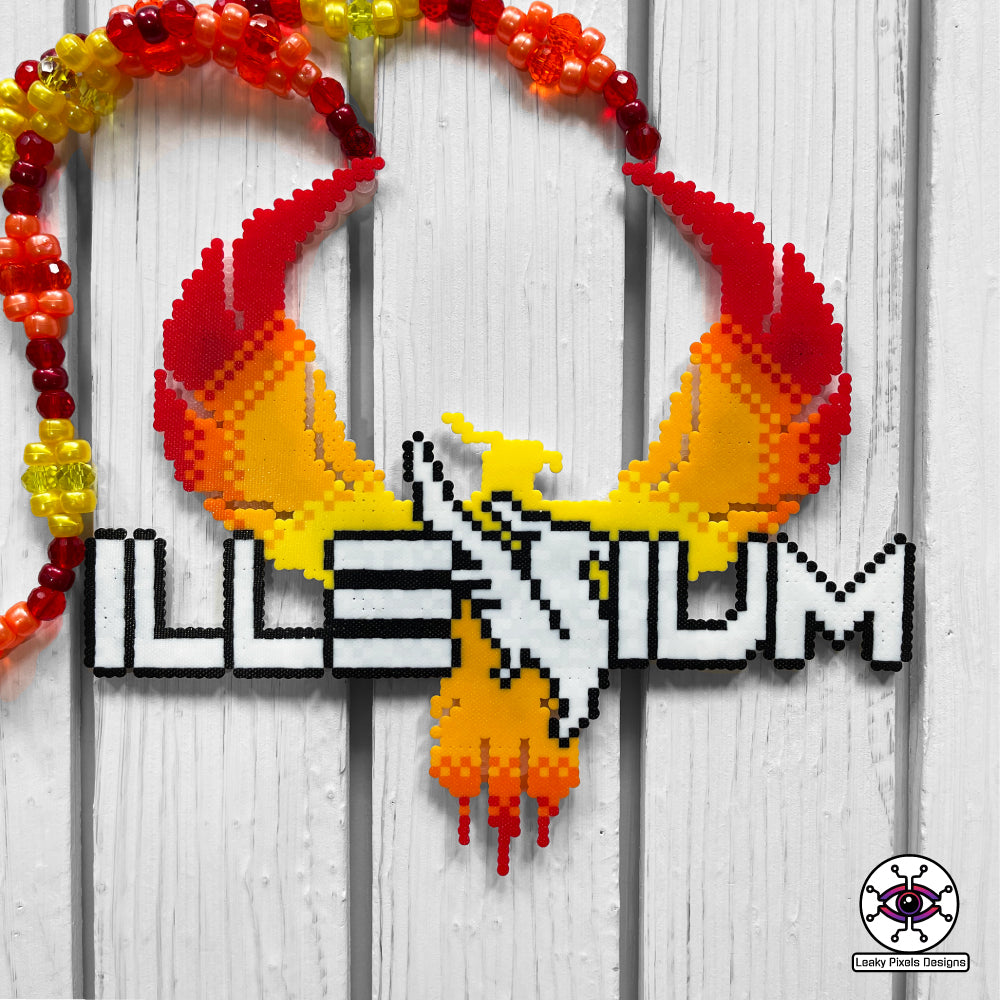 Illenium Perler necklace by leaky pixels