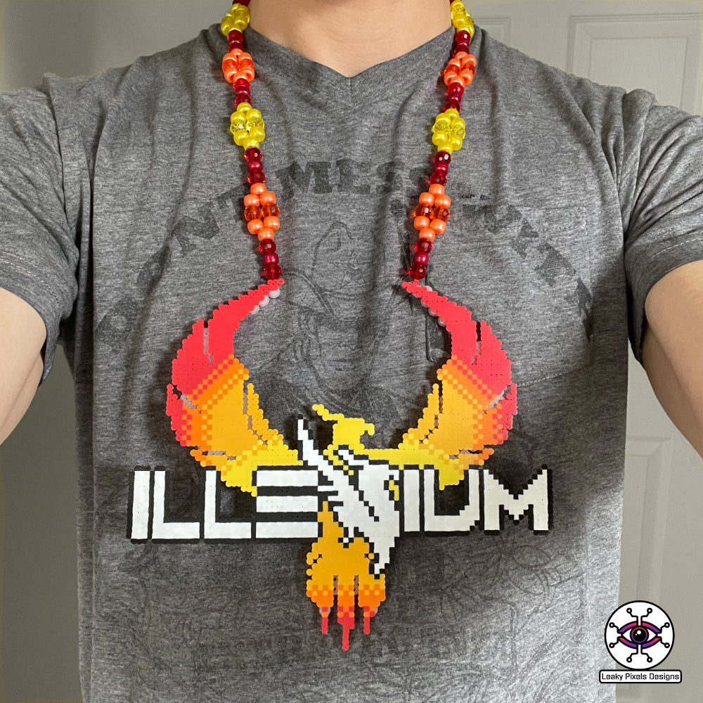 Illenium Perler necklace by leaky pixels